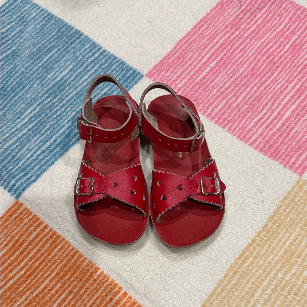 Sun-San Sweet ❤️ Red Kids Sandals